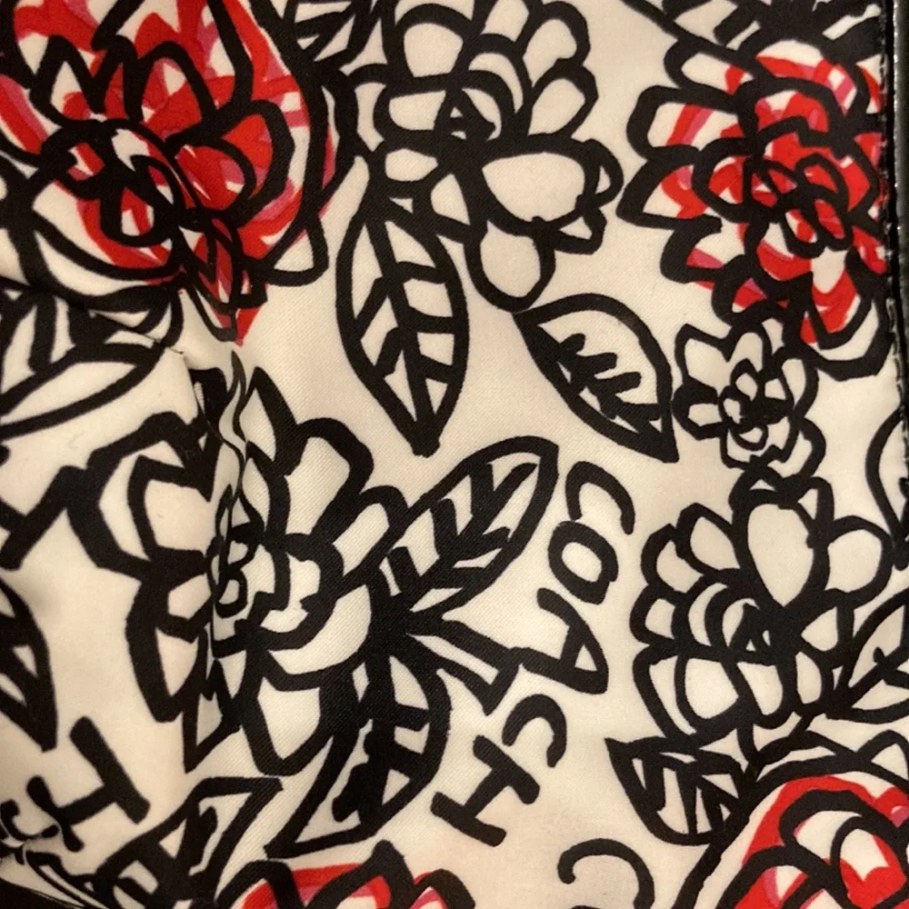 NWT Coach Satin Printed Shoulder Bag - Picture 3 of 6